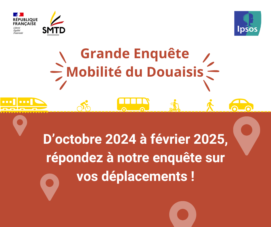 Grande enquête mobilité du Douaisis